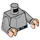 LEGO Medium Stone Gray Imperial Crew Member Minifig Torso (973 / 76382)