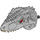 LEGO Medium Stone Gray Indominus Rex Head (68147)