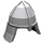 LEGO Gris pierre moyen Knights Casque avec protège-cou (3844 / 15606)