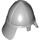 LEGO Medium Steengrijs Knights Helm met nekbeschermer (3844 / 15606)