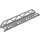 LEGO Medium stengrå Stige 16 med Side Supports (11299 / 65444)