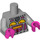 LEGO Gris pierre moyen Lady Robot Torse (973 / 88585)