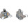 LEGO Gris pierre moyen Lance avec Jet Pack (70324) Minifig Torse (973 / 76382)