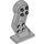 LEGO Medium Stone Gray Large Leg with Pin - Left (70946)