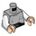 LEGO Medium Stone Gray Lobot with Dark Orange Eyebrows Minifig Torso (973 / 76382)