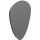 LEGO Medium Stone Gray Long Minifigure Shield (2586)
