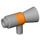 LEGO Medium Steengrijs Megafoon met Oranje Stripe (4349 / 17419)