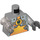 LEGO Medium Stone Gray Magma Torso (973 / 63208)