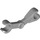 LEGO Medium Stone Gray Mechanical Arm Bent (30377 / 49754)