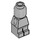 LEGO Medium Stone Gray Microfig (85863)