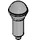 LEGO Gris pierre moyen Microphone (18740)