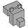 LEGO Medium Stone Gray Minecraft Animal Head (20308)
