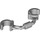 LEGO Medium Stone Gray Minifig Handcuffs (61482 / 97927)