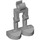 LEGO Medium Stone Gray Minifig Mechanical Legs (30376 / 49713)
