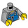 LEGO Gris pierre moyen Minifig Torse (973 / 76382)