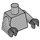 LEGO Medium Stone Gray Minifig Torso with Dark stone gray hands (76382 / 88585)