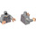 LEGO Medium Stone Gray Minifig Torso with Shirt (973 / 76382)