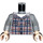 LEGO Medium Stone Gray Minifig Torso with Shirt (973 / 76382)