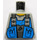 LEGO Mittleres Steingrau Minifigur Torso ohne Arme mit Deko (973 / 3814)