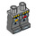 LEGO Mittleres Steingrau Minifigure Hüften und Beine mit Pressure Gauge und Dreizack im rot Kreis (94303 / 95510)