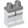 LEGO Medium Steengrijs Minifigure Heupen met Wit Poten (73200 / 88584)