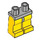 LEGO Gris pierre moyen Minifigure Les hanches avec Jaune Jambes (73200 / 88584)