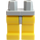 LEGO Mittleres Steingrau Minifigure Hüften mit Gelb Beine (73200 / 88584)