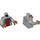 LEGO Medium Stone Gray MJ Minifig Torso (973 / 76382)