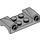 LEGO Gris pierre moyen Garde-boue assiette 2 x 4 avec Headlights et Incurvé Fenders (93590)