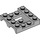 LEGO Medium Stone Gray Mudguard Vehicle Base 4 x 4 x 1.3 (24151)