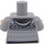 LEGO Medium Stone Gray Neville Longbottom with Light Gray Cardigan Minifig Torso (973 / 76382)