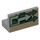 LEGO Medium Stone Gray Panel 1 x 2 x 1 with Green Arrows pointing right with Rounded Corners (24845 / 35673)