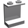 LEGO Mittleres Steingrau Panel 1 x 2 x 2 ohne seitliche Stützen, hohle Bolzen (4864 / 6268)