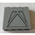 LEGO Medium Stone Gray Panel 1 x 4 x 3 with 3 triangles Sticker with Side Supports, Hollow Studs (35323)