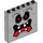 LEGO Gris pierre moyen Panneau 1 x 6 x 5 avec Whomp (59349 / 68926)