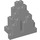 LEGO Gris pierre moyen Panneau 3 x 8 x 7 Osciller Triangulaire (6083)