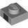 LEGO Medium Stone Gray Plate 1 x 1 with Black Square (35329 / 106630)