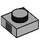 LEGO Medium Stone Gray Plate 1 x 1 with Black Square (35329 / 106630)