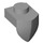 LEGO Medium Stone Gray Plate 1 x 1 with Downwards Tooth (15070)