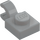 LEGO Medium Stone Gray Plate 1 x 1 with Horizontal Clip (Thick Open &#039;O&#039; Clip) (52738 / 61252)