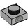 LEGO Medium Steengrijs Plaat 1 x 1 met Octagon en Cirkel in dark grey (3024 / 42803)