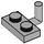 LEGO Mittleres Steingrau Platte 1 x 2 mit Haken (6 mm horizontaler Arm) (4623)