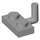 LEGO Medium Stone Gray Plate 1 x 2 with Hook (6mm Horizontal Arm) (4623)