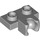 LEGO Medium Stone Gray Plate 1 x 2 with Middle Ball Joint Socket (14704)