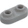 LEGO Medium Stone Gray Plate 1 x 2 with Rounded Ends and Open Studs (35480)