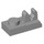 LEGO Medium Stone Gray Plate 1 x 2 with Top Clip with Gap (92280)