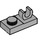 LEGO Mittleres Steingrau Platte 1 x 2 mit oben Clip ohne Lücke (44861)