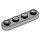 LEGO Medium Stone Gray Plate 1 x 4 with Rounded Ends (77845)