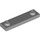 LEGO Medium Stone Gray Plate 1 x 4 with Two Studs with Groove (41740)