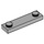 LEGO Medium Stone Gray Plate 1 x 4 with Two Studs without Groove (92593)